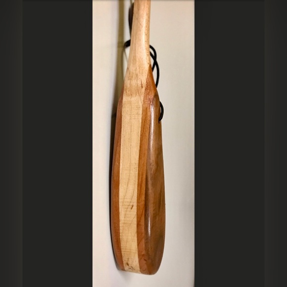 New Unused Hand Crafted Artisan Maple/Cherry Maple Shoehorn - Picture 2 of 9